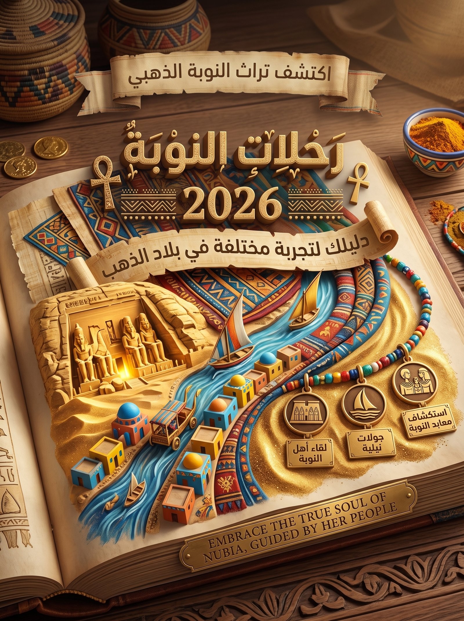رحلات النوبة وأسوان 2026