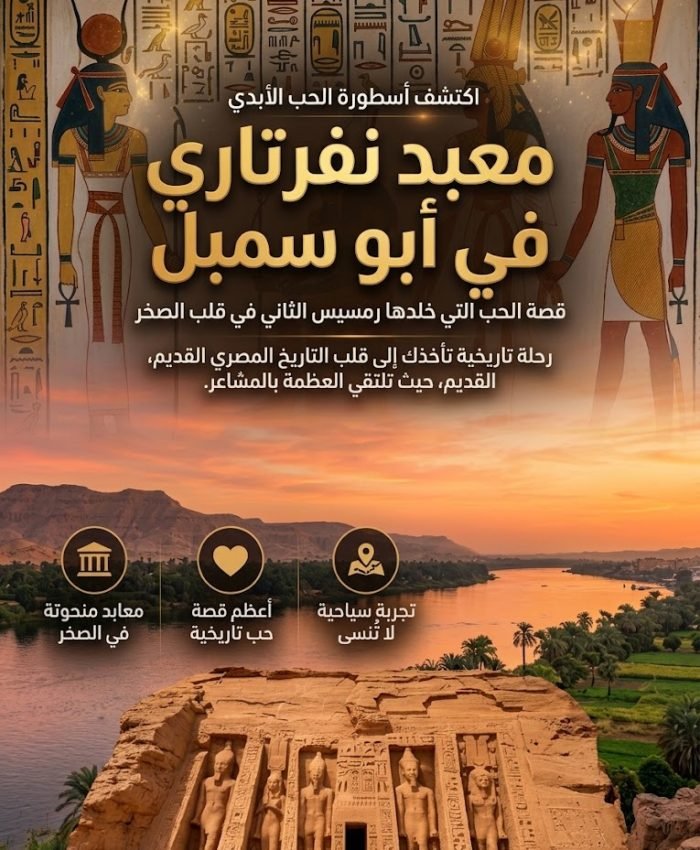 معبد نفرتاري في أبو سمبل | قصة الحب التي خلدها رمسيس الثاني في قلب الصخر